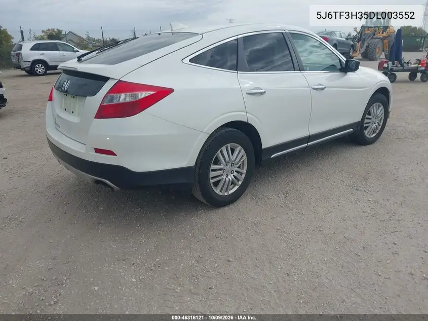 2013 HONDA CROSSTOUR VIN 5J6TF3H35DL003552 — фото 4
