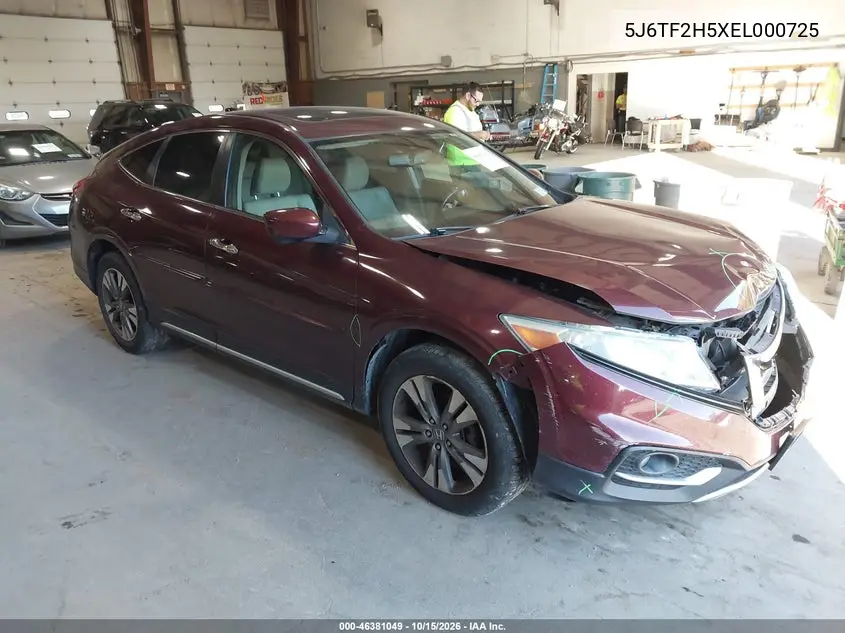 HONDA CROSSTOUR 2014, VIN 5J6TF2H5XEL000725