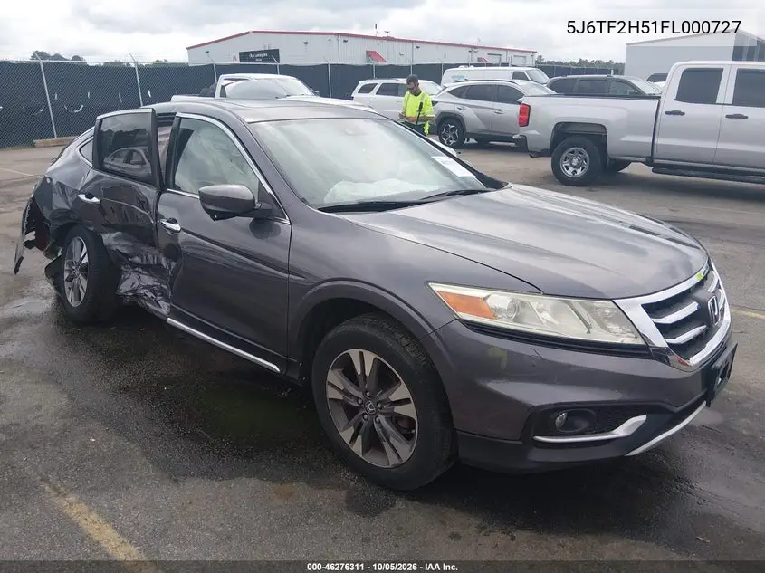 HONDA CROSSTOUR 2015, VIN 5J6TF2H51FL000727
