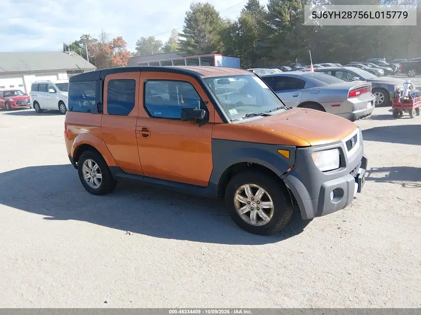 HONDA ELEMENT 2006, VIN 5J6YH28756L015779