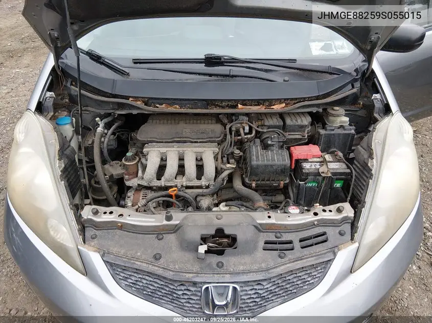 2009 HONDA FIT VIN JHMGE88259S055015 — фото 10