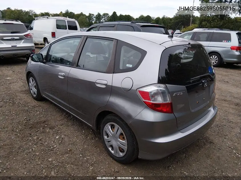 2009 HONDA FIT VIN JHMGE88259S055015 — фото 3