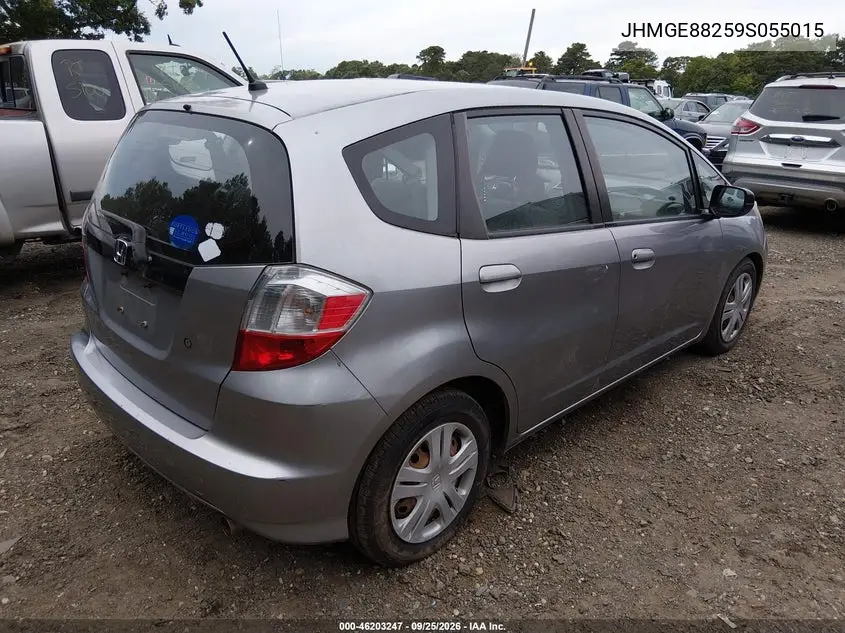 2009 HONDA FIT VIN JHMGE88259S055015 — фото 4