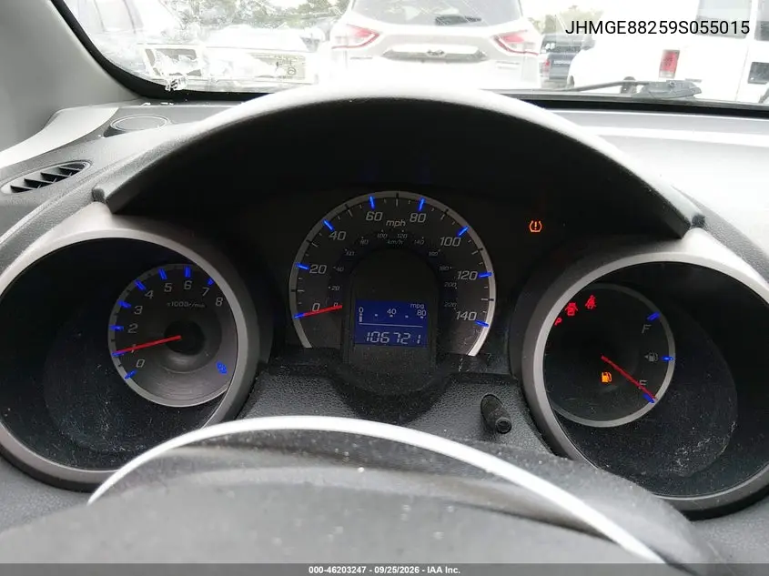 2009 HONDA FIT VIN JHMGE88259S055015 — фото 7
