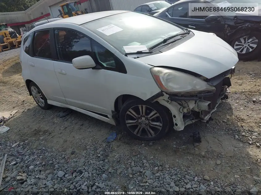 HONDA FIT 2009, VIN JHMGE88469S068230