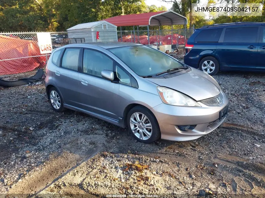 HONDA FIT 2009, VIN JHMGE87409S042157