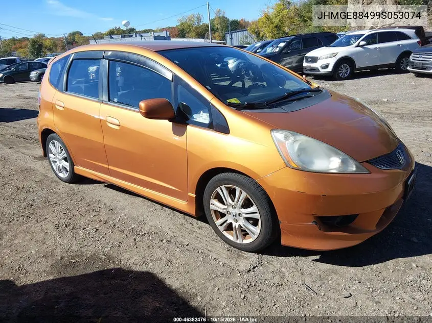 HONDA FIT 2009, VIN JHMGE88499S053074