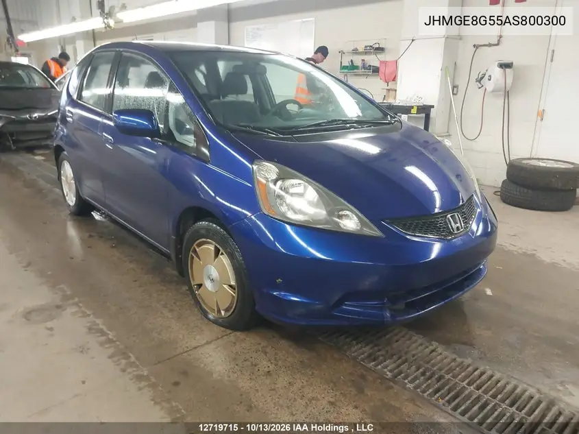 HONDA FIT 2010, VIN JHMGE8G55AS800300