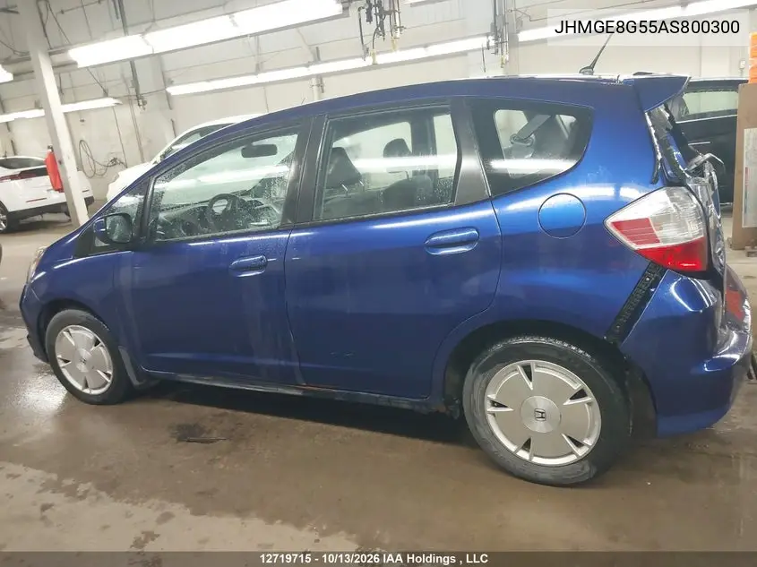 2010 HONDA FIT VIN JHMGE8G55AS800300 — фото 14