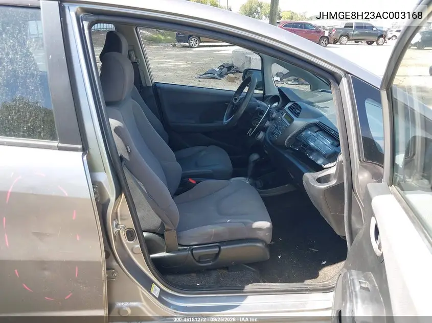 2010 HONDA FIT VIN JHMGE8H23AC003168 — фото 5