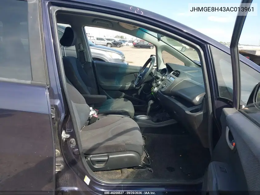 2010 HONDA FIT VIN JHMGE8H43AC013961 — фото 5