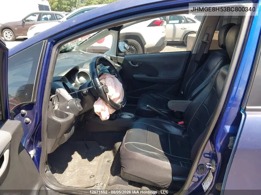 2011 HONDA FIT VIN JHMGE8H53BC800340 — фото 18