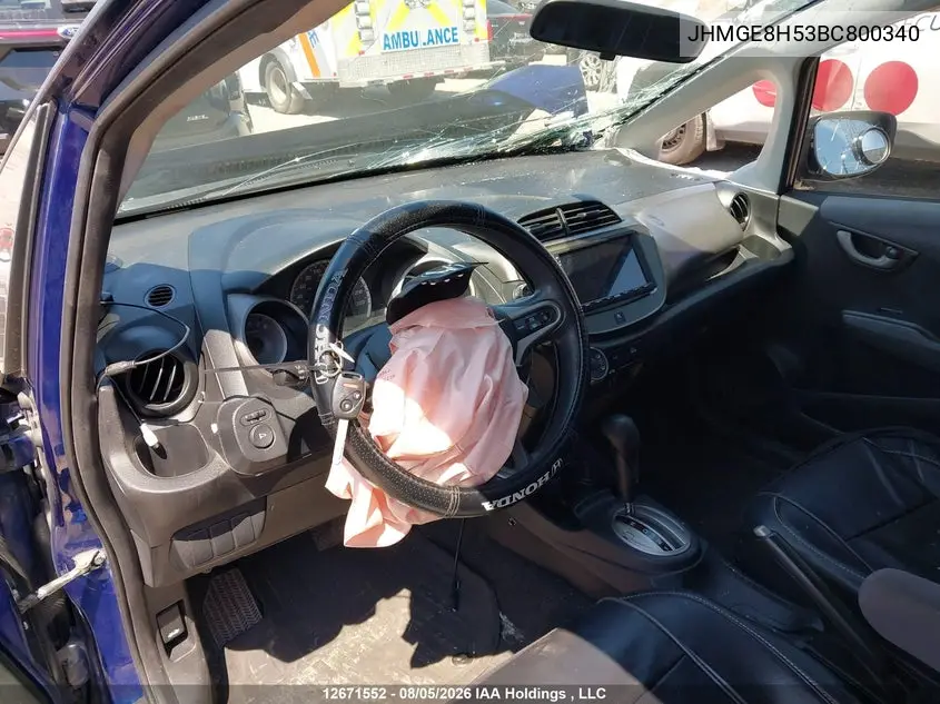 2011 HONDA FIT VIN JHMGE8H53BC800340 — фото 19