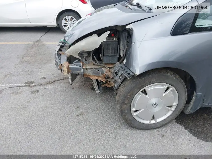 2011 HONDA FIT VIN JHMGE8G50BC801964 — фото 21