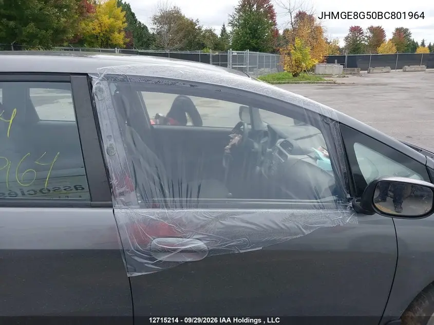 2011 HONDA FIT VIN JHMGE8G50BC801964 — фото 23