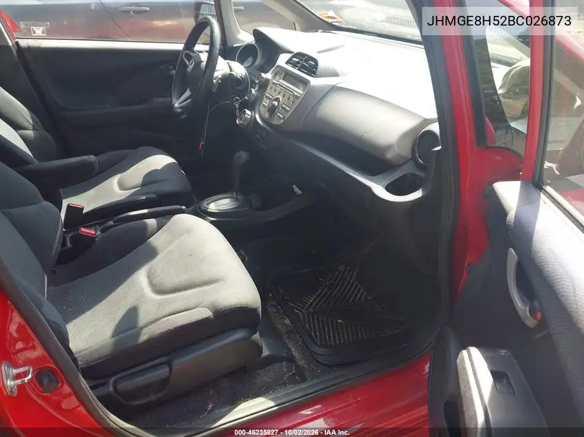 2011 HONDA FIT VIN JHMGE8H52BC026873 — фото 5