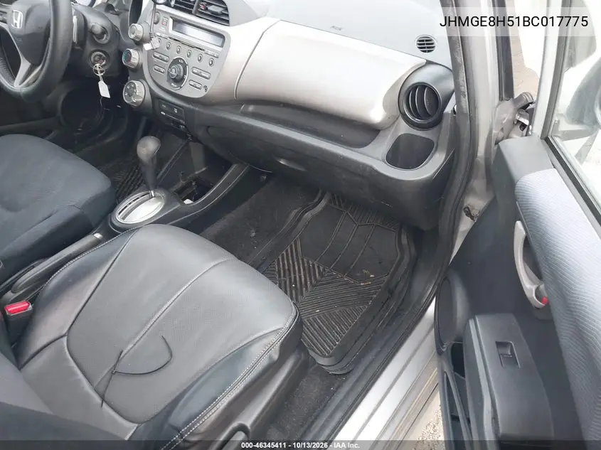 2011 HONDA FIT VIN JHMGE8H51BC017775 — фото 5
