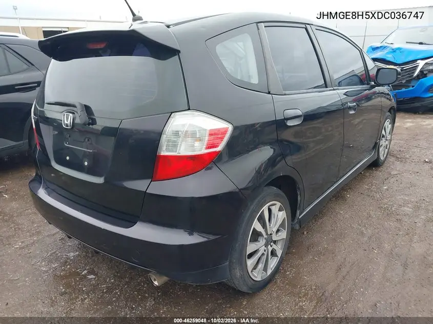 2013 HONDA FIT VIN JHMGE8H5XDC036747 — фото 4