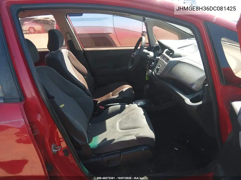 2013 HONDA FIT VIN JHMGE8H36DC081425 — фото 5