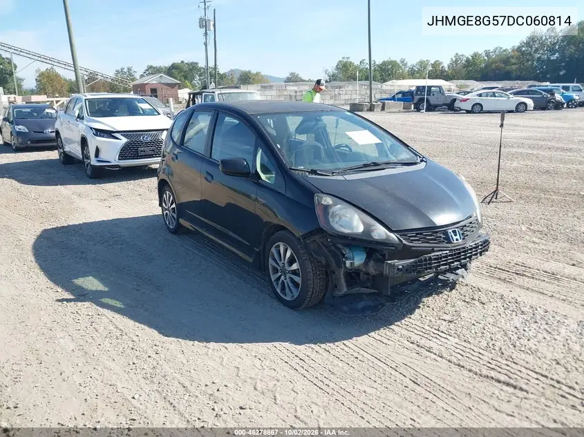 HONDA FIT 2013, VIN JHMGE8G57DC060814