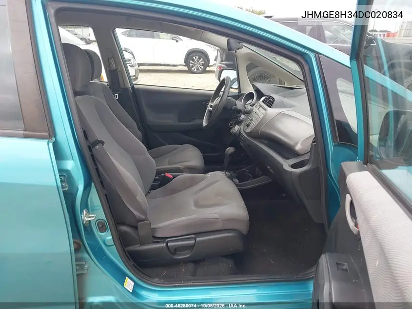 2013 HONDA FIT VIN JHMGE8H34DC020834 — фото 5