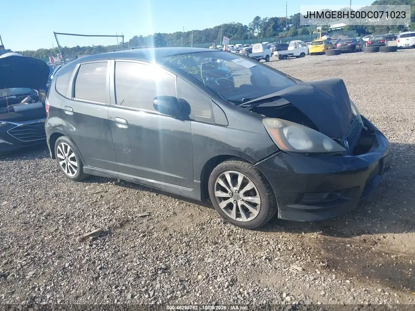 HONDA FIT 2013, VIN JHMGE8H50DC071023