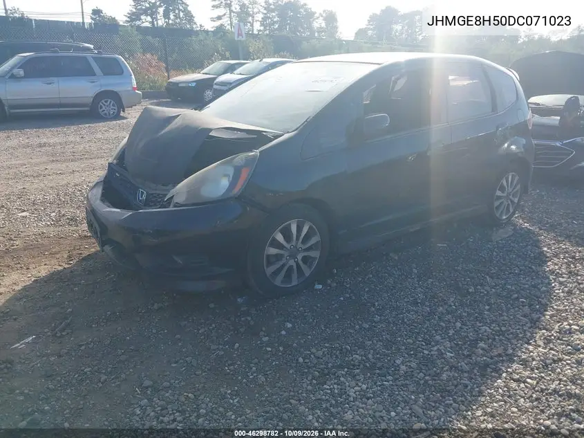 2013 HONDA FIT VIN JHMGE8H50DC071023 — фото 2