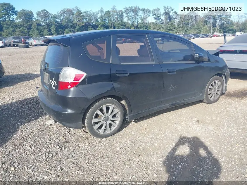 2013 HONDA FIT VIN JHMGE8H50DC071023 — фото 4