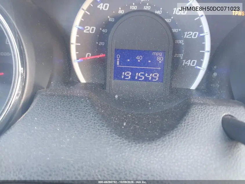 2013 HONDA FIT VIN JHMGE8H50DC071023 — фото 7