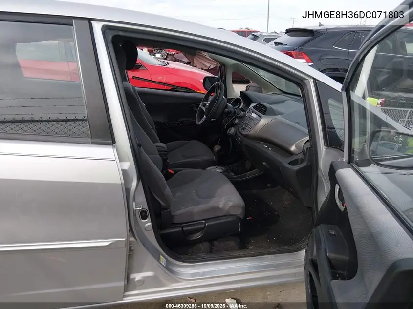 2013 HONDA FIT VIN JHMGE8H36DC071803 — фото 5