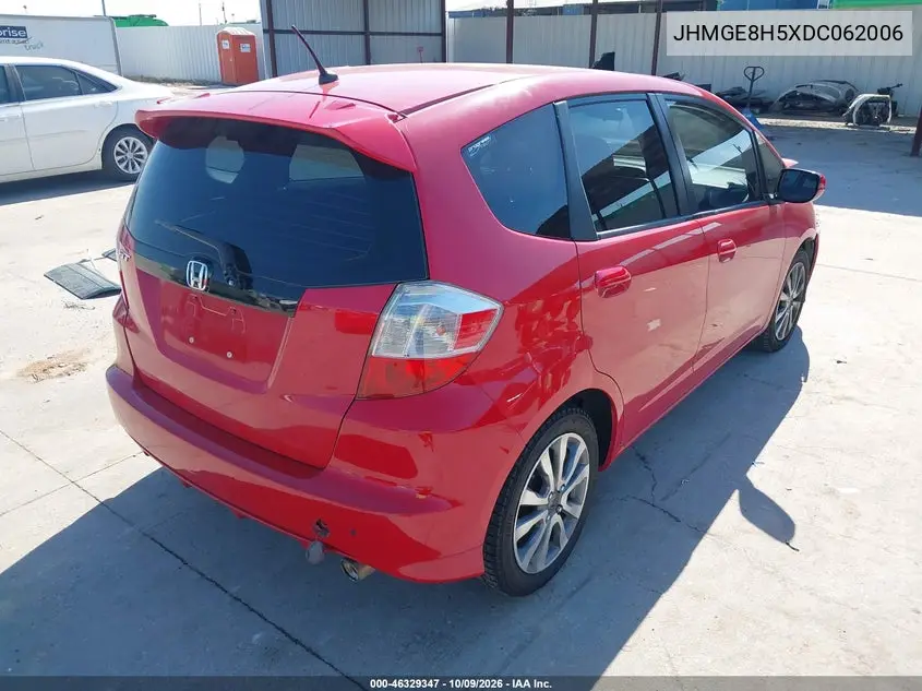 2013 HONDA FIT VIN JHMGE8H5XDC062006 — фото 4