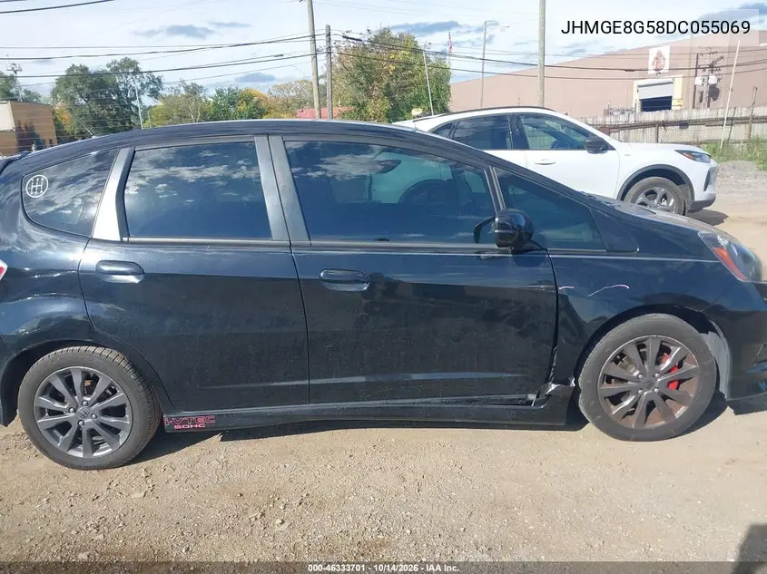 2013 HONDA FIT VIN JHMGE8G58DC055069 — фото 13