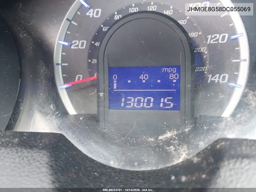 2013 HONDA FIT VIN JHMGE8G58DC055069 — фото 15