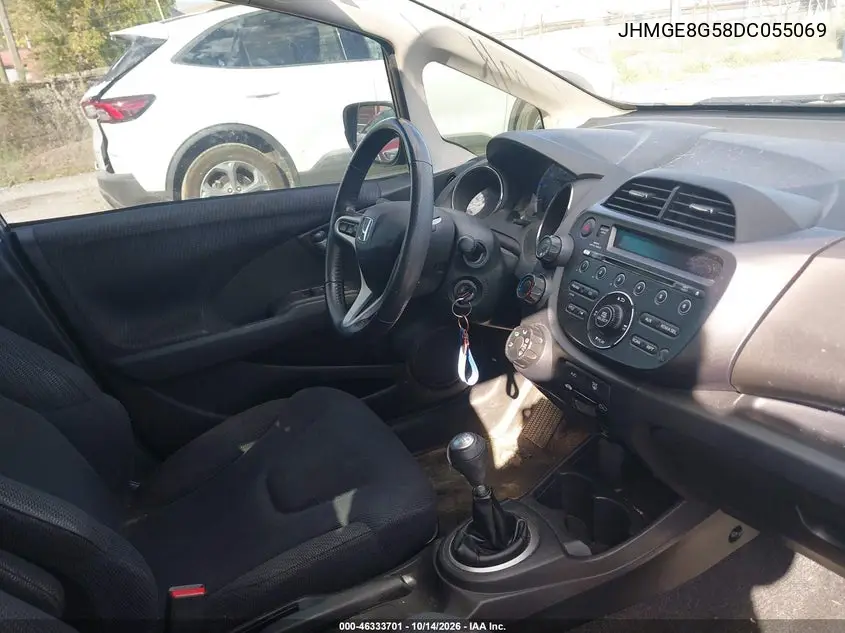 2013 HONDA FIT VIN JHMGE8G58DC055069 — фото 5
