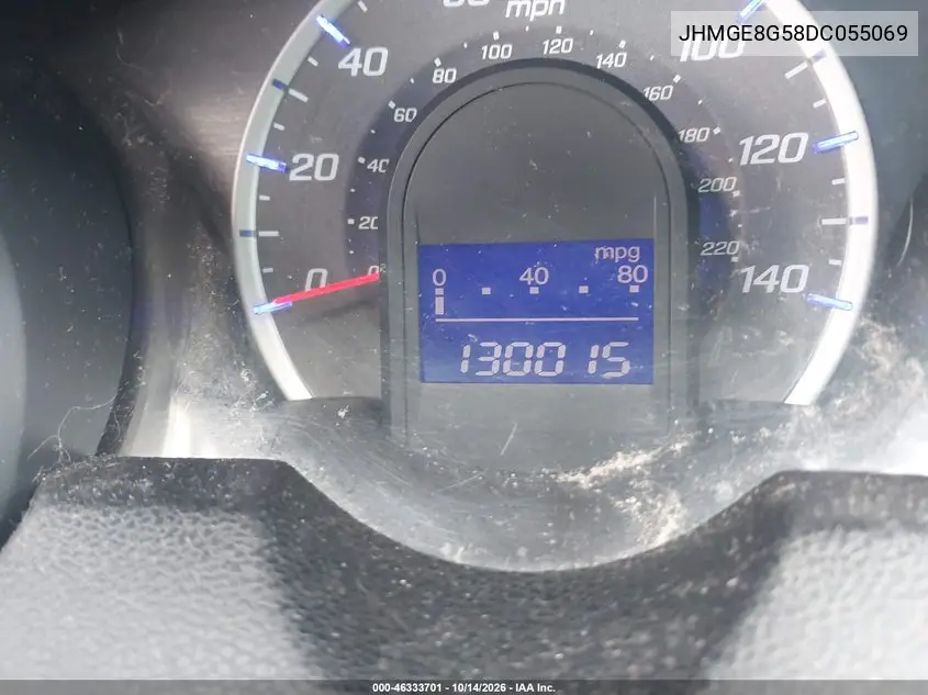 2013 HONDA FIT VIN JHMGE8G58DC055069 — фото 7