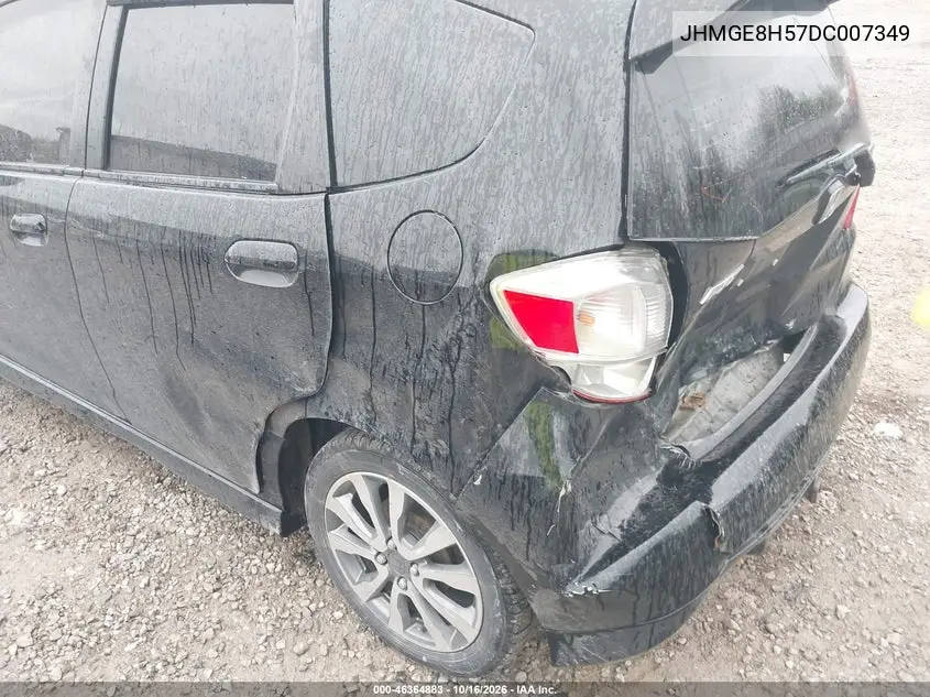 2013 HONDA FIT VIN JHMGE8H57DC007349 — фото 6