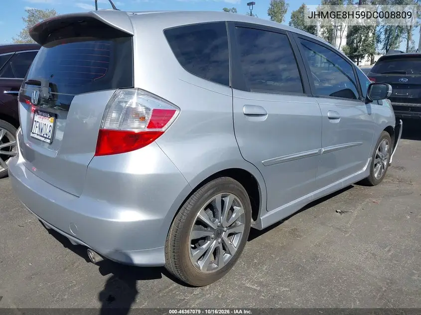 2013 HONDA FIT VIN JHMGE8H59DC008809 — фото 4