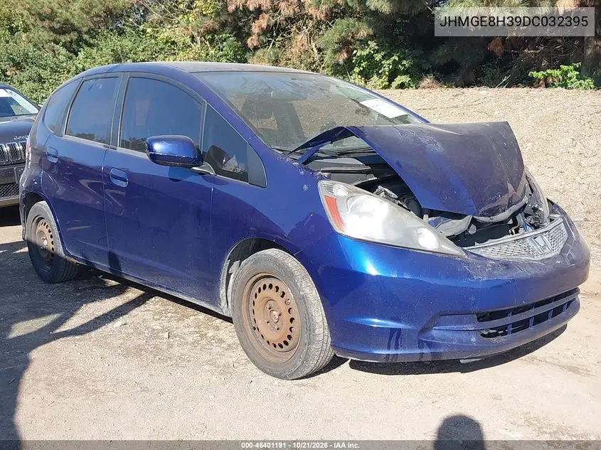 HONDA FIT 2013, VIN JHMGE8H39DC032395