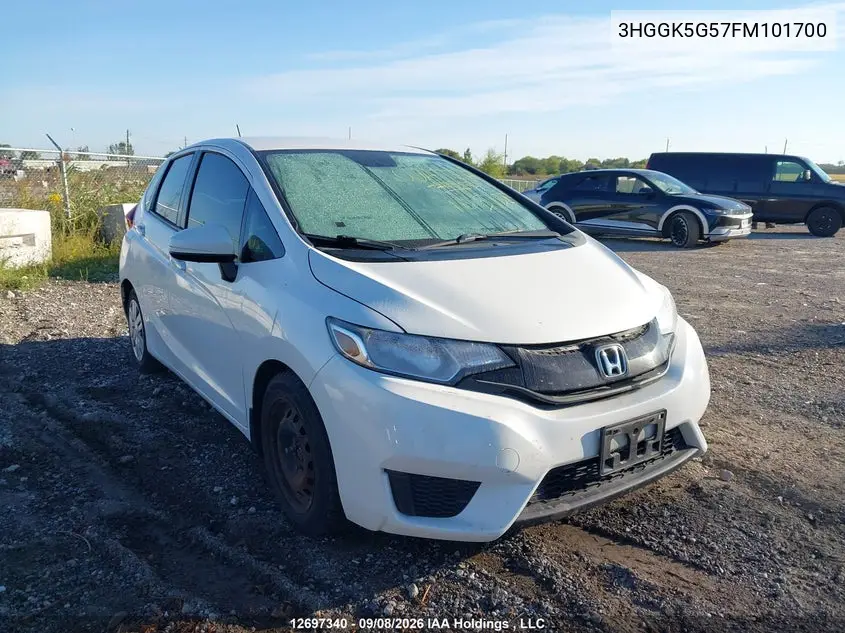 HONDA FIT 2015, VIN 3HGGK5G57FM101700