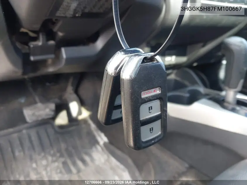 2015 HONDA FIT VIN 3HGGK5H87FM100667 — фото 11