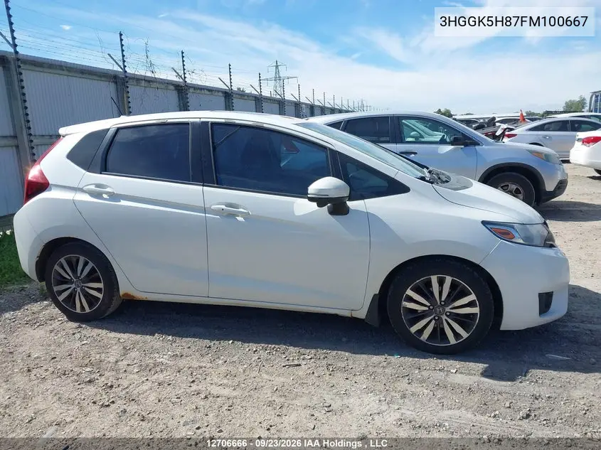 2015 HONDA FIT VIN 3HGGK5H87FM100667 — фото 13