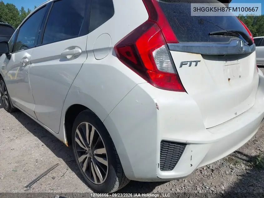 2015 HONDA FIT VIN 3HGGK5H87FM100667 — фото 6