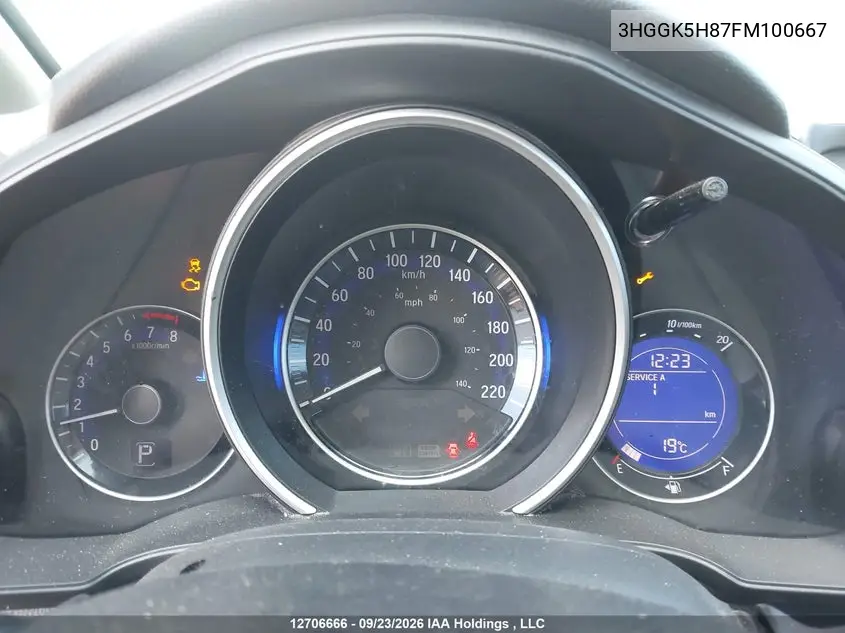 2015 HONDA FIT VIN 3HGGK5H87FM100667 — фото 7