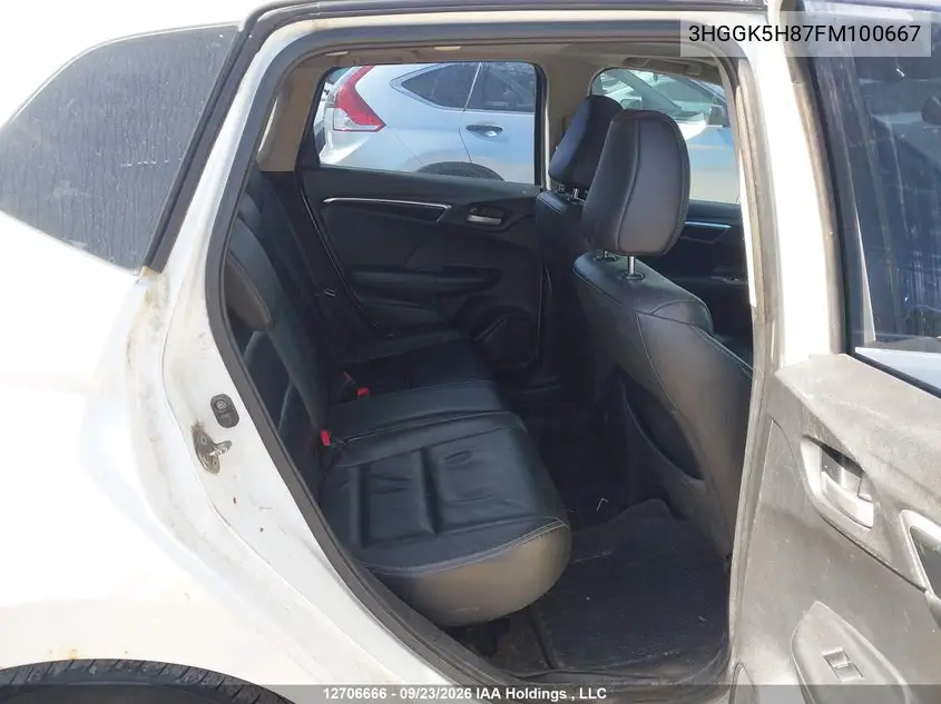 2015 HONDA FIT VIN 3HGGK5H87FM100667 — фото 8