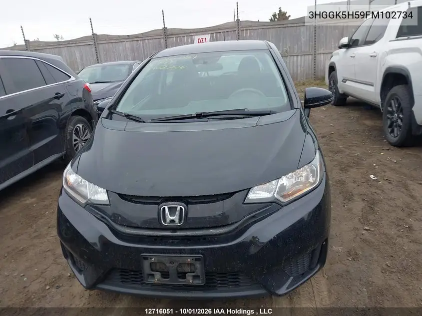 2015 HONDA FIT VIN 3HGGK5H59FM102734 — фото 12