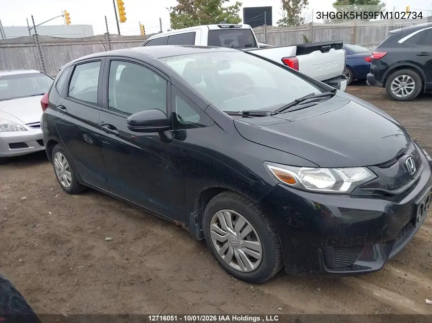 2015 HONDA FIT VIN 3HGGK5H59FM102734 — фото 13