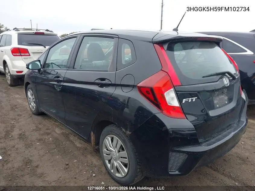 2015 HONDA FIT VIN 3HGGK5H59FM102734 — фото 14