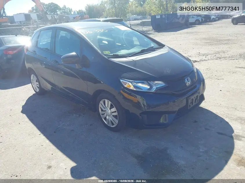 HONDA FIT 2015, VIN 3HGGK5H50FM777341