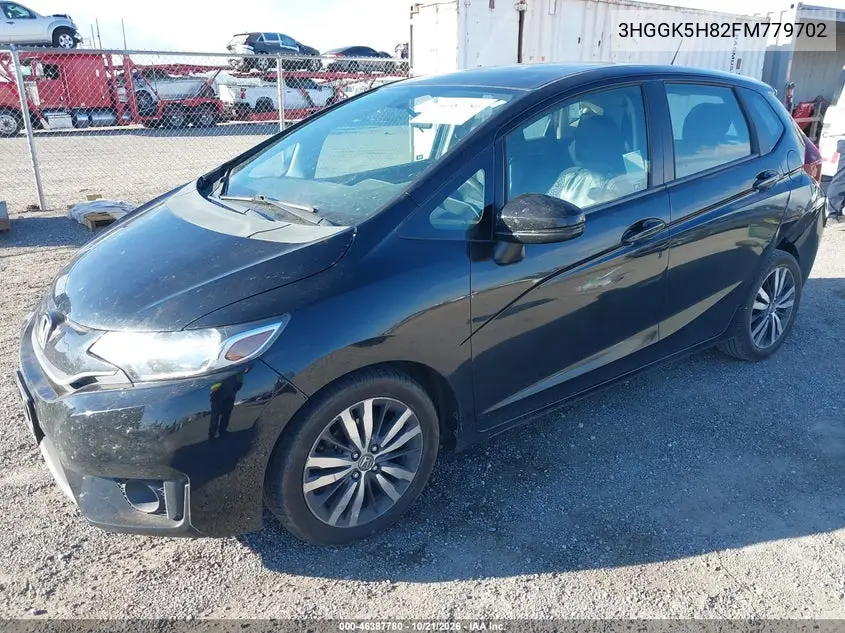 2015 HONDA FIT VIN 3HGGK5H82FM779702 — фото 2