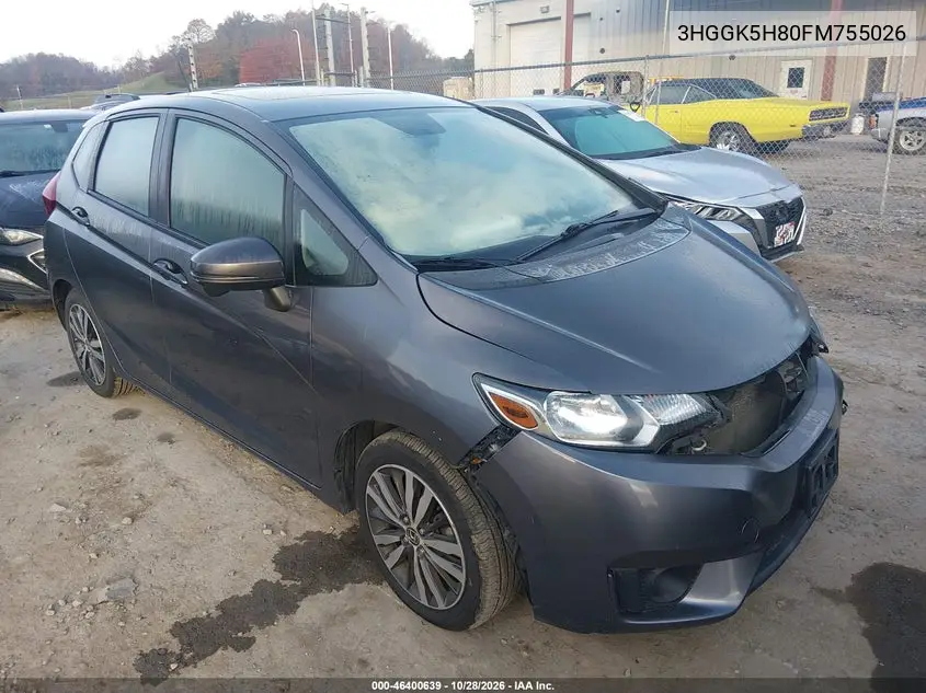 HONDA FIT 2015, VIN 3HGGK5H80FM755026